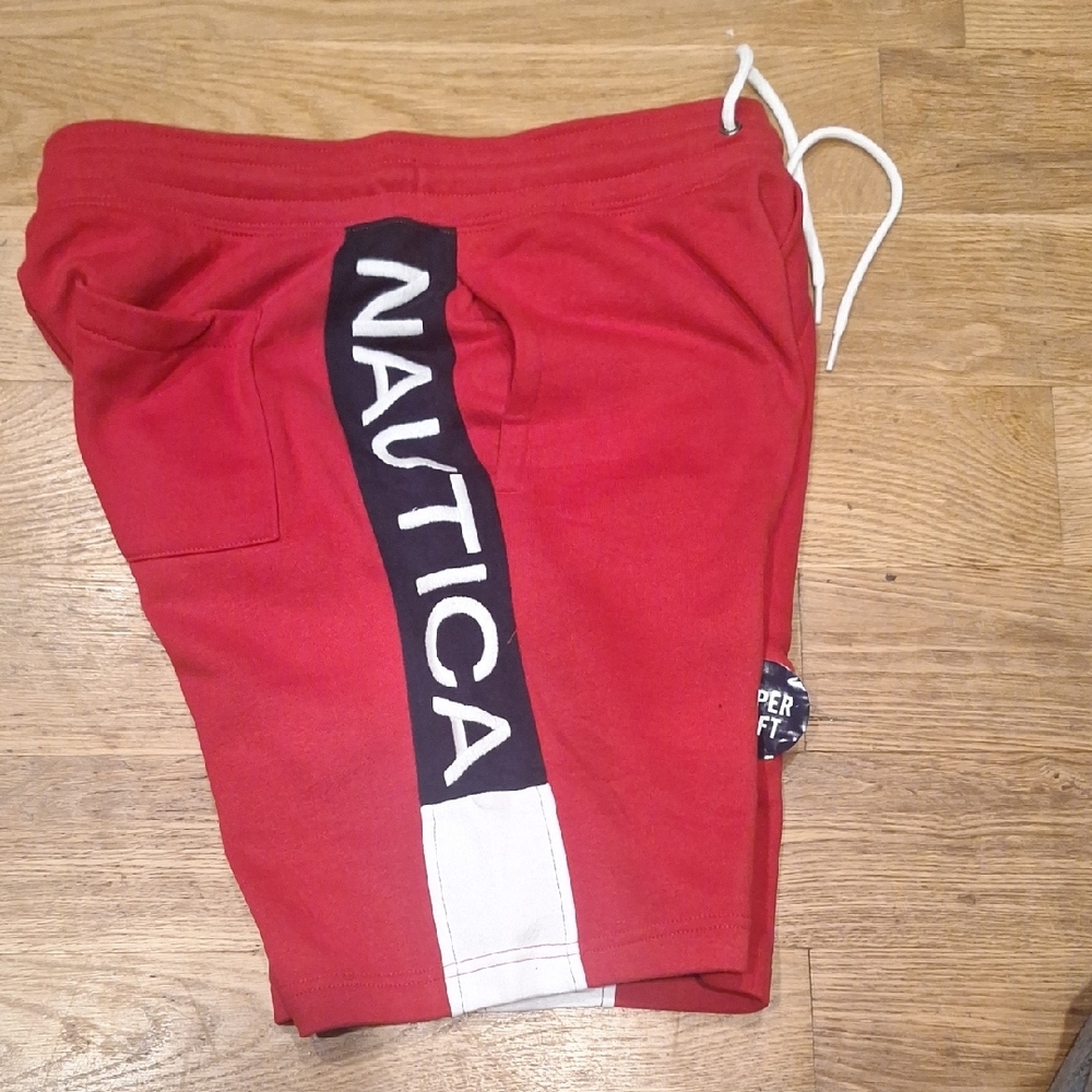 Nautica Red Athletic Shorts